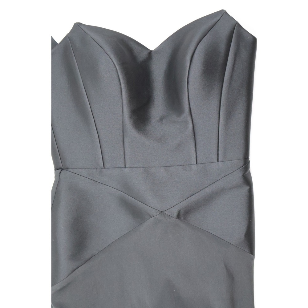 CRISTALLINI Gown Mermaid Strapless Black Solid 4 NWT - Picture 8 of 16